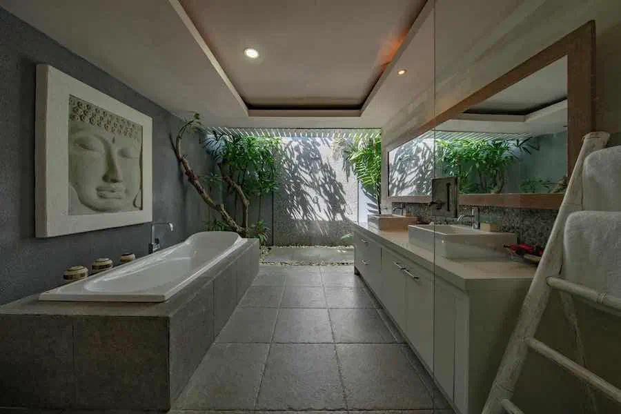 Bathroom renovation in progress