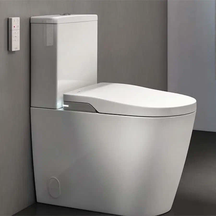 Roca In-Wash Inspira close-coupled smart toilet with integrated bidet and drying functions