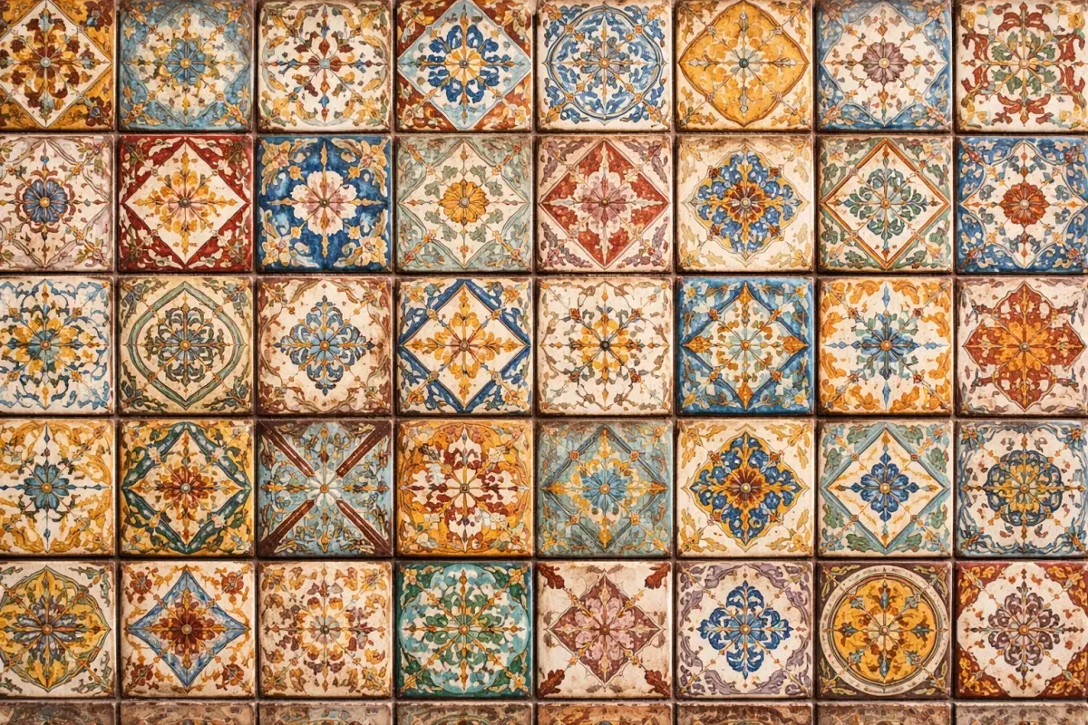 Ceramic and porcelain bathroom tiles