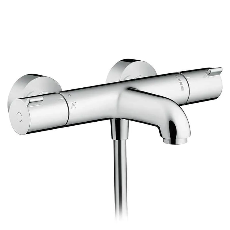 Hansgrohe Ecostat 1001 CL exposed thermostatic bar shower mixer in chrome