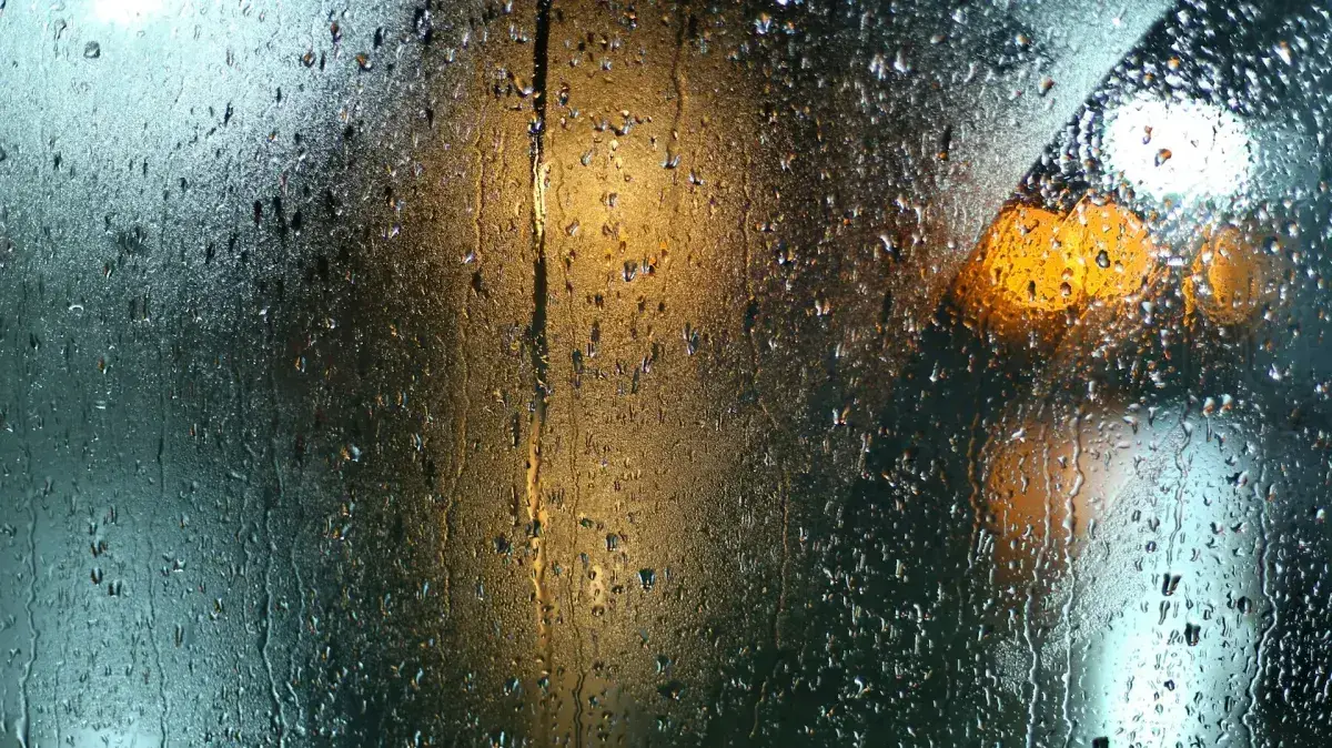 Shower room with glass panel screen showing a contained shower area with tray