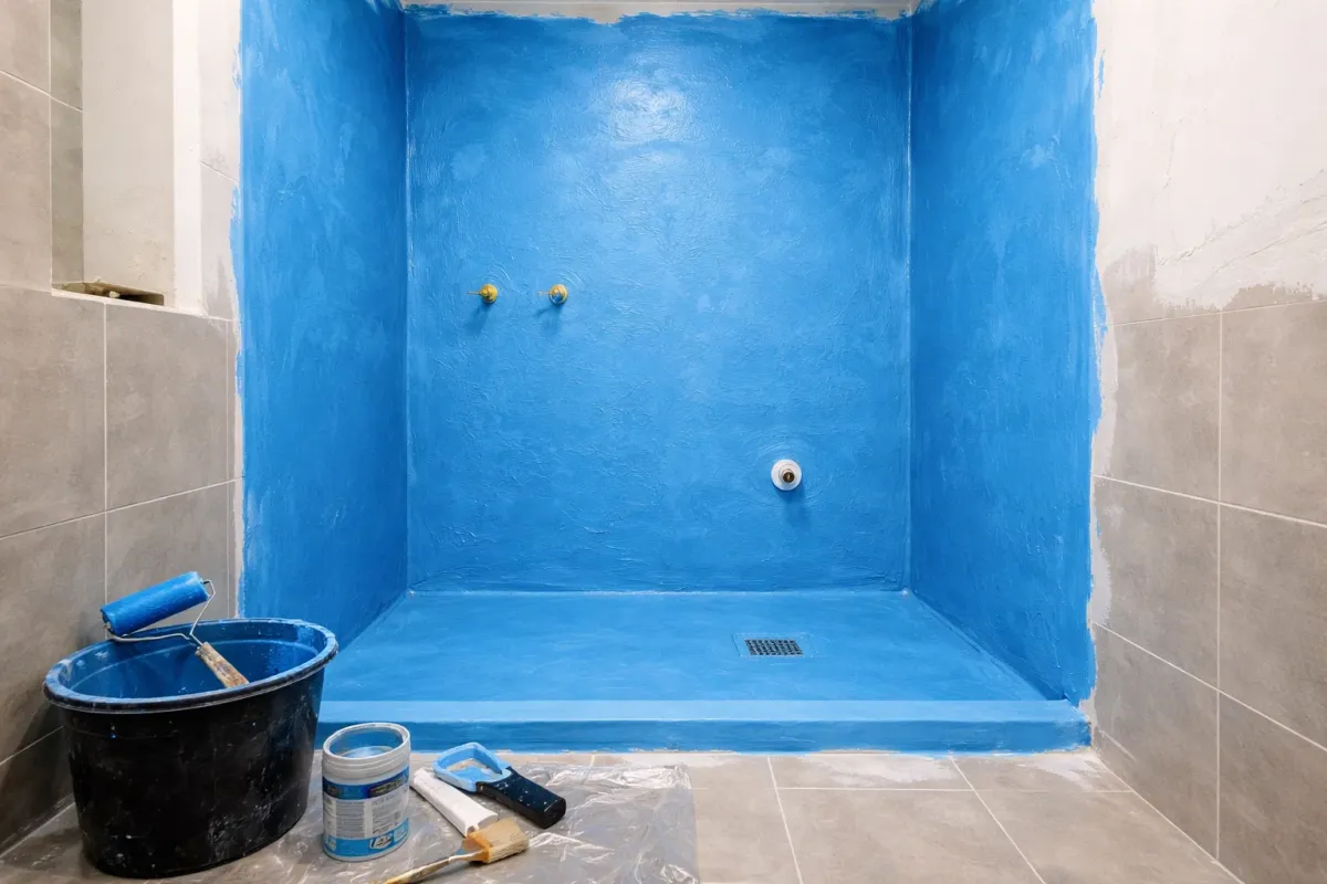 Why correct preparation of a shower room is important for lasting results