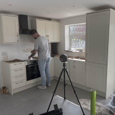 kitchen worktop fitting and templating swinton manchester uk