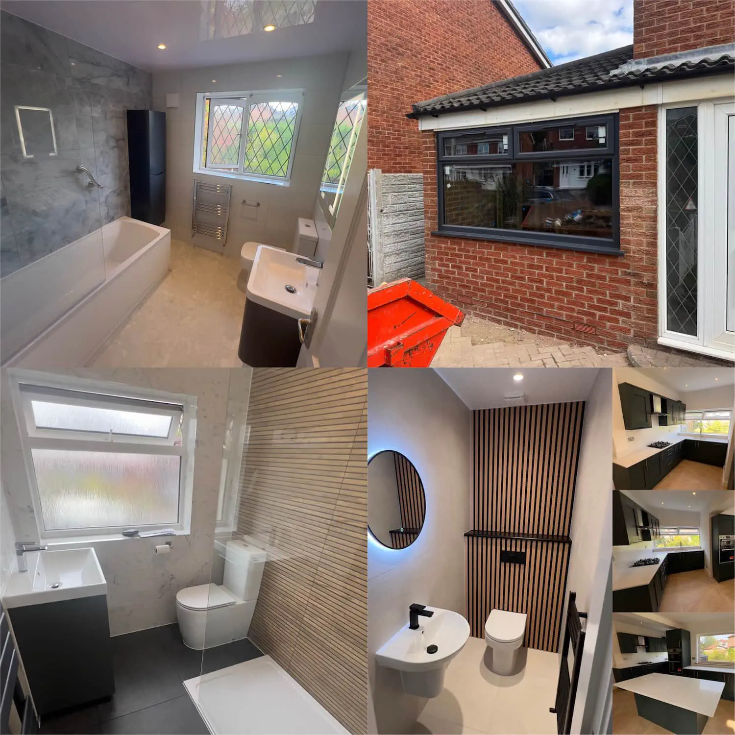 Garage conversion with bathroom in Manchester